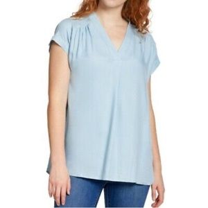 Nine West Blue Blouse